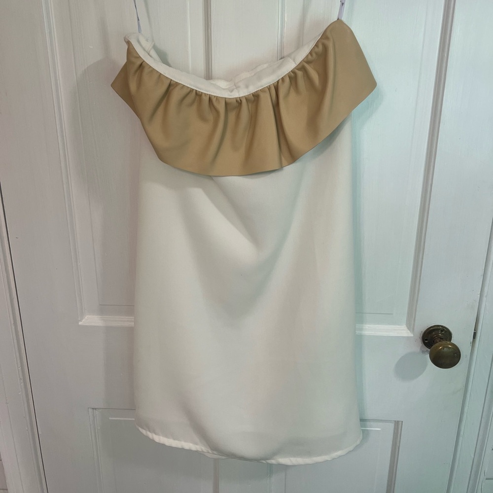 Prairie New York white mini dress